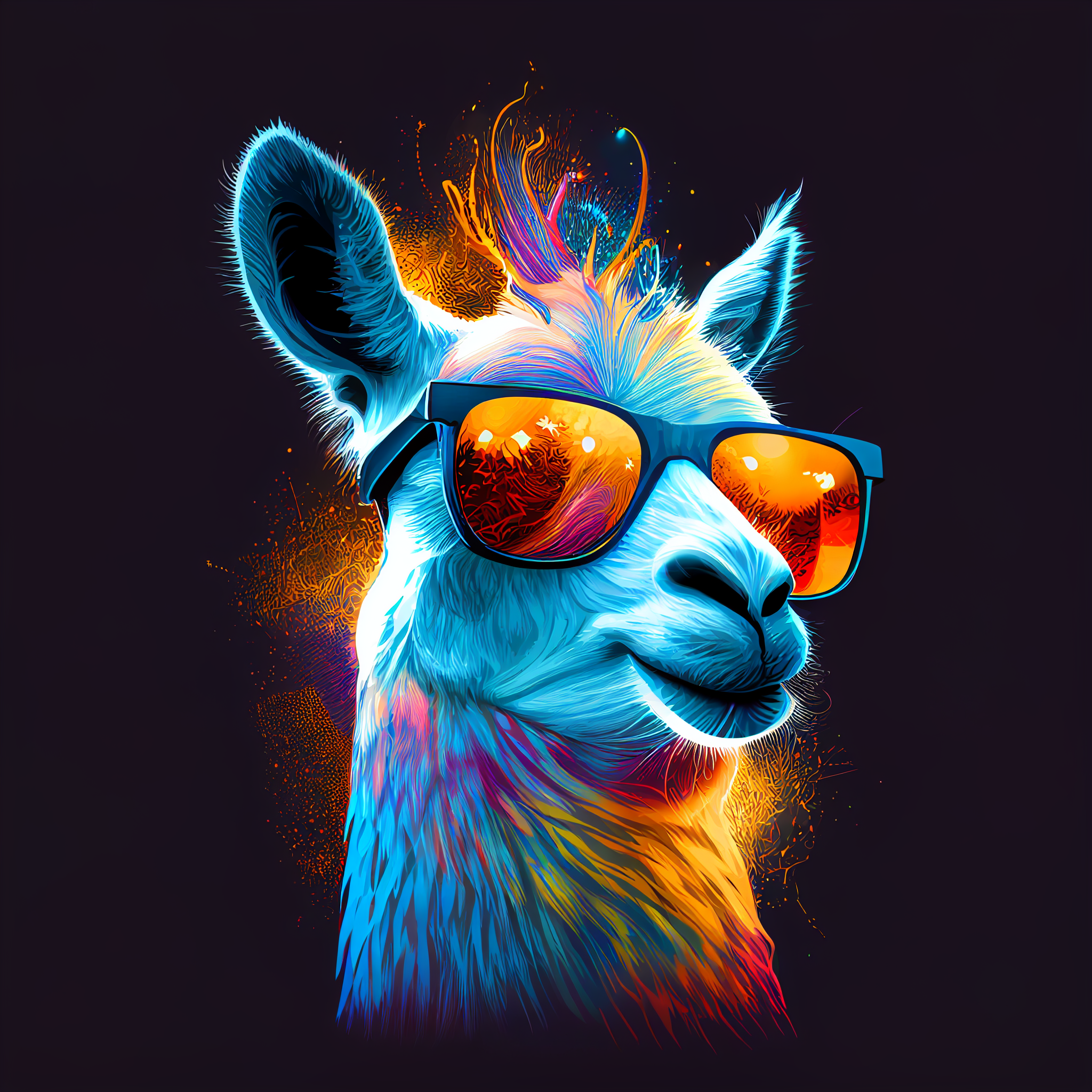 profile image of a Llama wearing sunglasses